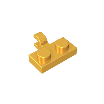 GDS-815 - Plate Special 1 x 2 with Clip Horizontal on Side