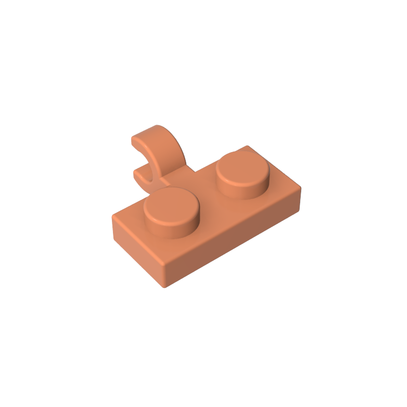 GDS-815 - Plate Special 1 x 2 with Clip Horizontal on Side
