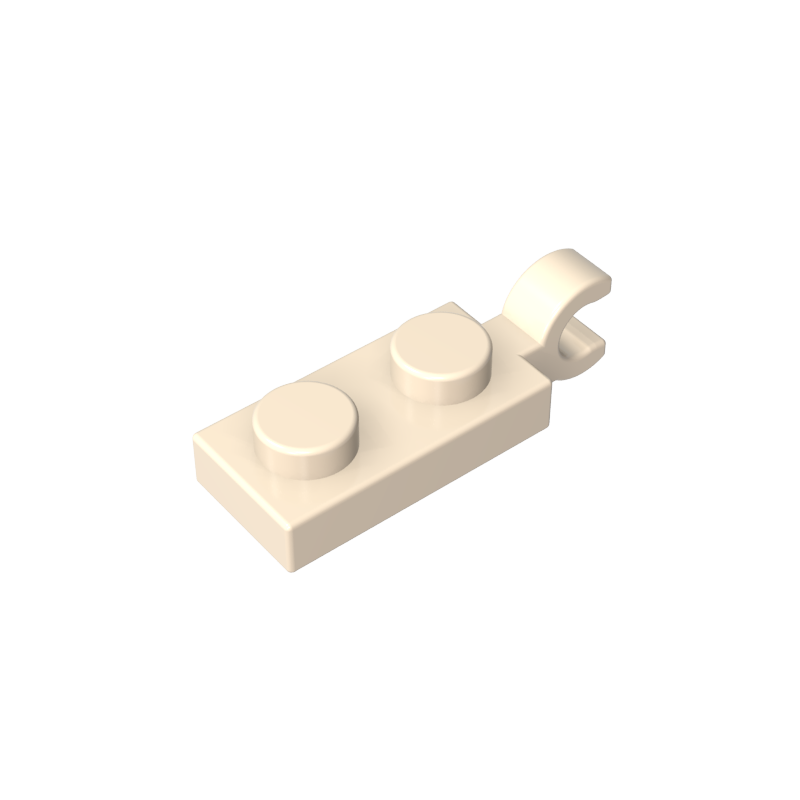 GDS-817 - Plate Special 1 x 2 with Clip Horizontal on End