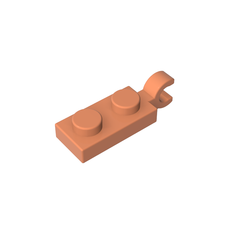 GDS-817 - Plate Special 1 x 2 with Clip Horizontal on End