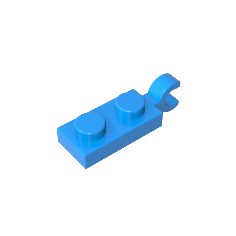 GDS-817 - Plate Special 1 x 2 with Clip Horizontal on End