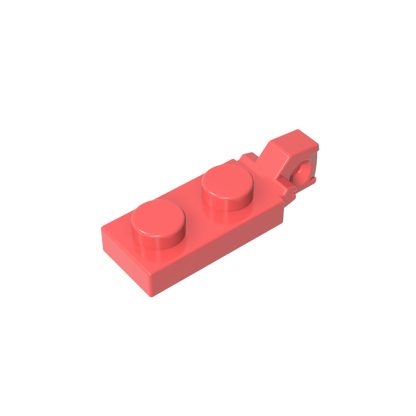 GDS-820 - Hinge Plate 1 x 2 Locking with 1 Finger On End, without Groove