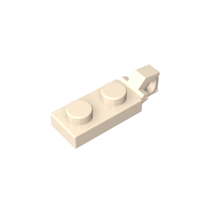 GDS-820 - Hinge Plate 1 x 2 Locking with 1 Finger On End, without Groove