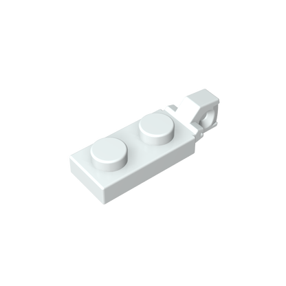 GDS-820 - Hinge Plate 1 x 2 Locking with 1 Finger On End, without Groove