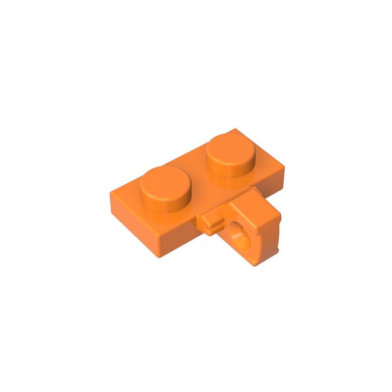GDS-822 - Hinge Plate 1 x 2 Locking with 1 Finger on Side, without Groove