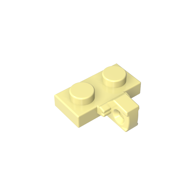 GDS-822 - Hinge Plate 1 x 2 Locking with 1 Finger on Side, without Groove