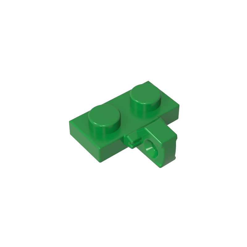GDS-822 - Hinge Plate 1 x 2 Locking with 1 Finger on Side, without Groove