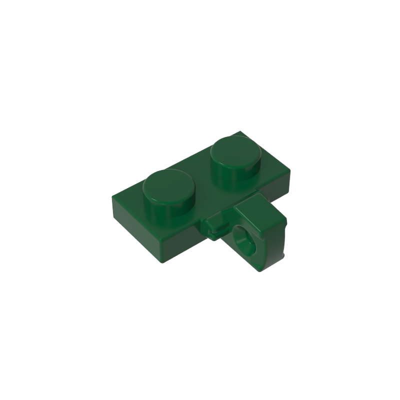 GDS-822 - Hinge Plate 1 x 2 Locking with 1 Finger on Side, without Groove
