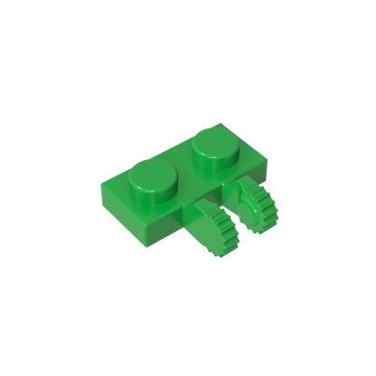 GDS-823 - Hinge Plate 1 x 2 Locking with 2 Fingers on Side, 9 Teeth
