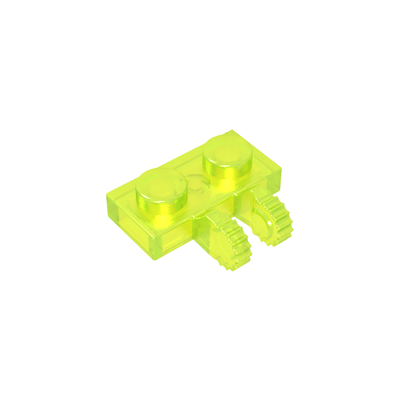 GDS-823 - Hinge Plate 1 x 2 Locking with 2 Fingers on Side, 9 Teeth
