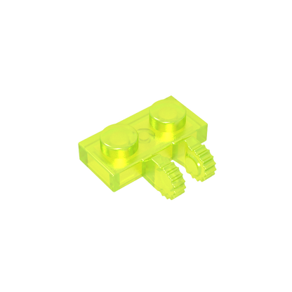 GDS-823 - Hinge Plate 1 x 2 Locking with 2 Fingers on Side, 9 Teeth