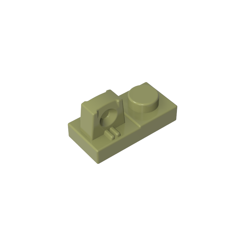 GDS-824 - Hinge Plate 1 x 2 Locking with 1 Finger On Top