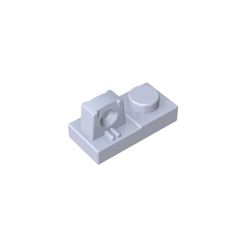 GDS-824 - Hinge Plate 1 x 2 Locking with 1 Finger On Top