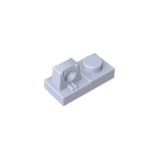 GDS-824 - Hinge Plate 1 x 2 Locking with 1 Finger On Top