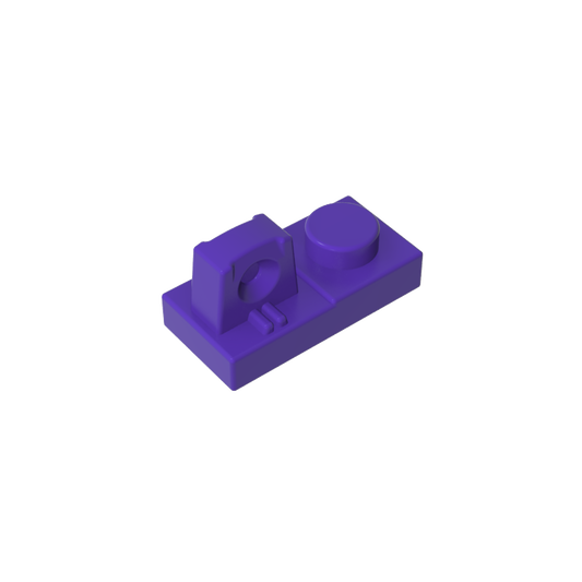 GDS-824 - Hinge Plate 1 x 2 Locking with 1 Finger On Top