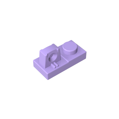 GDS-824 - Hinge Plate 1 x 2 Locking with 1 Finger On Top