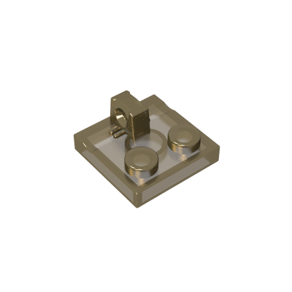 GDS-825 - Hinge Plate 2 x 2 Locking with 1 Finger on Top