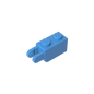 GDS-827 - Hinge Brick 1 x 2 Locking with 2 Fingers Vertical End, 9 Teeth