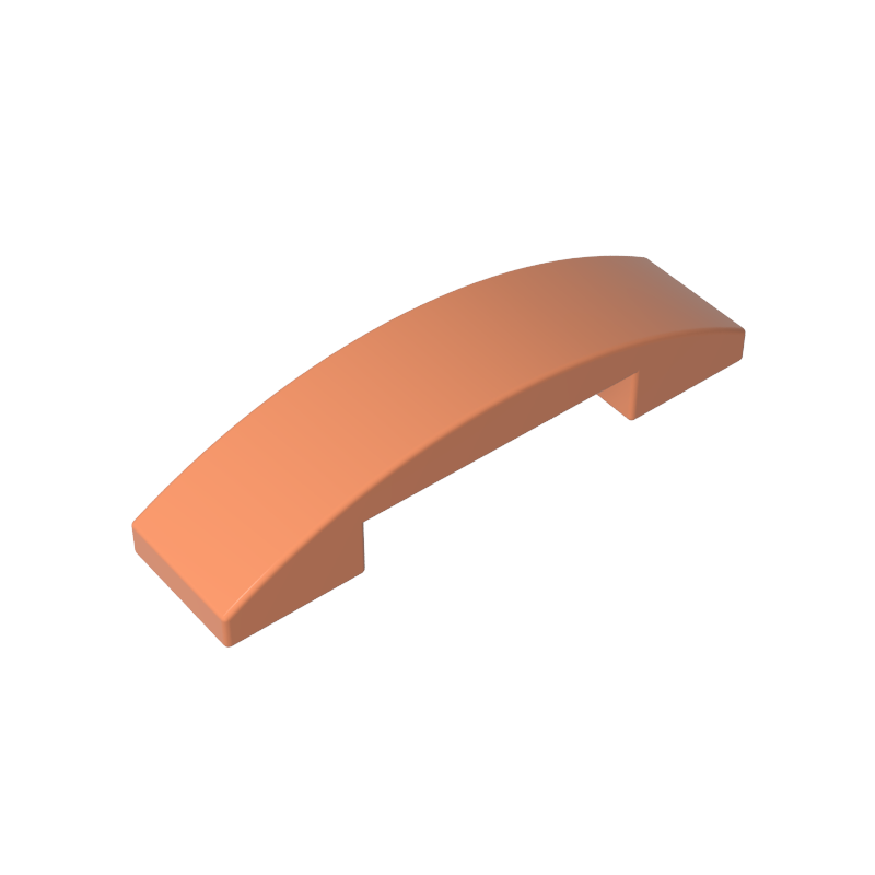 GDS-831 - Slope Curved 4 x 1 Double with No Studs