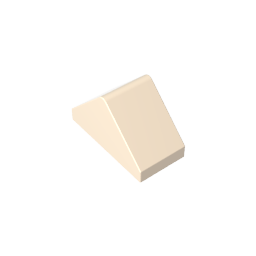 GDS-835 - Slope 45 Degrees 2 x 1 Double with Ovoid Bottom Pin