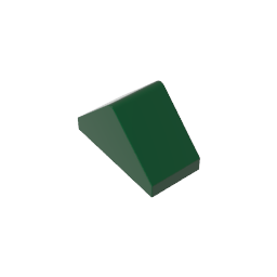 GDS-835 - Slope 45 Degrees 2 x 1 Double with Ovoid Bottom Pin