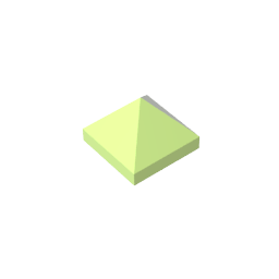 GDS-837 - Slope 45 Degrees 1 x 1 x 2/3 Quadruple Convex