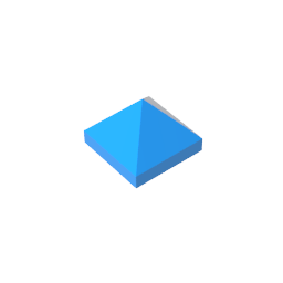 GDS-837 - Slope 45 Degrees 1 x 1 x 2/3 Quadruple Convex