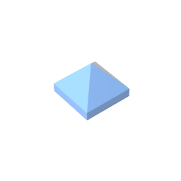 GDS-837 - Slope 45 Degrees 1 x 1 x 2/3 Quadruple Convex
