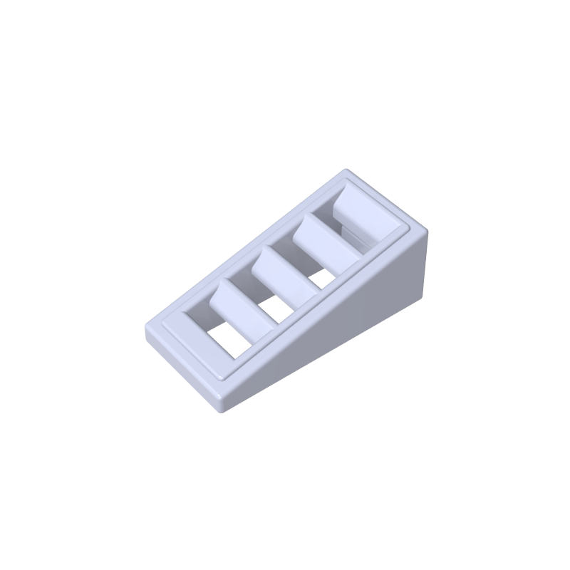 GDS-838 - Slope 18 Degrees 2 x 1 x 2/3 with 4 Slots