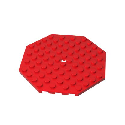 GDS-840 - Plate Special 10 x 10 Octagonal with Hole