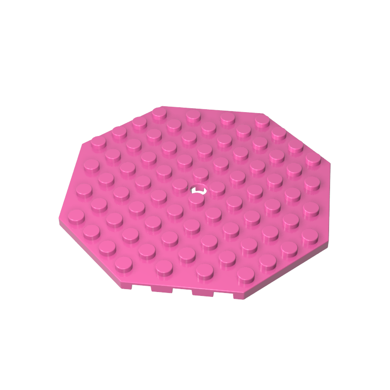 GDS-840 - Plate Special 10 x 10 Octagonal with Hole
