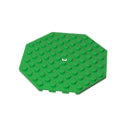 GDS-840 - Plate Special 10 x 10 Octagonal with Hole