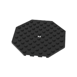 GDS-840 - Plate Special 10 x 10 Octagonal with Hole