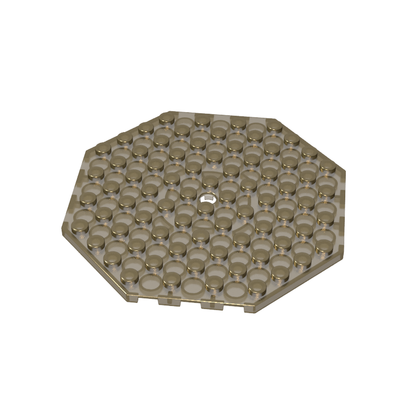 GDS-840 - Plate Special 10 x 10 Octagonal with Hole