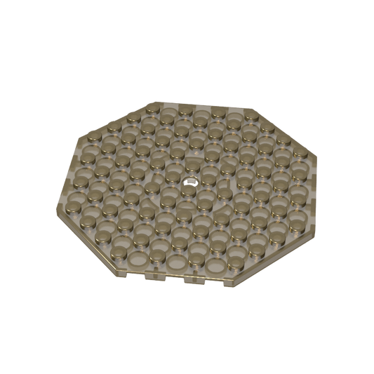 GDS-840 - Plate Special 10 x 10 Octagonal with Hole