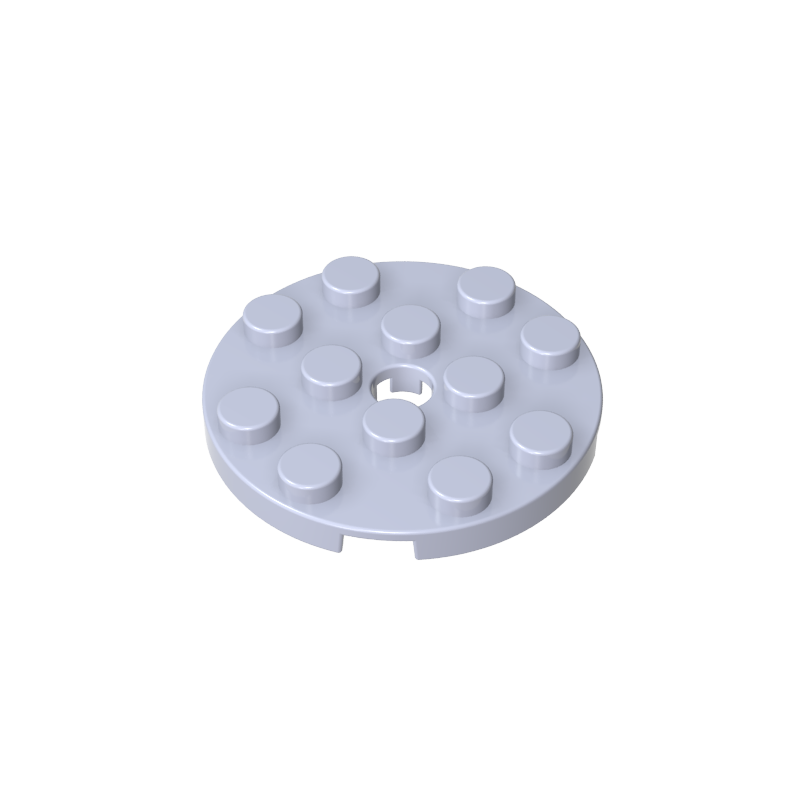 GDS-841 - Plate Round 4 x 4 with Pin Hole