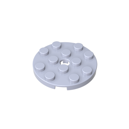 GDS-841 - Plate Round 4 x 4 with Pin Hole