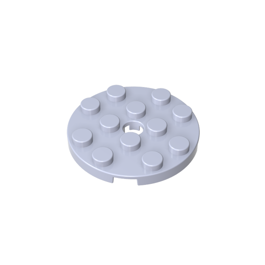 GDS-841 - Plate Round 4 x 4 with Pin Hole