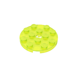 GDS-841 - Plate Round 4 x 4 with Pin Hole