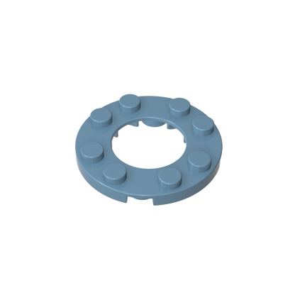 GDS-842 - Plate Round 4 x 4 with 2 x 2 Hole