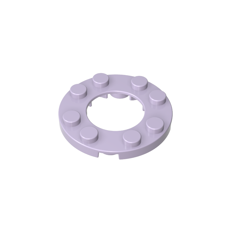 GDS-842 - Plate Round 4 x 4 with 2 x 2 Hole