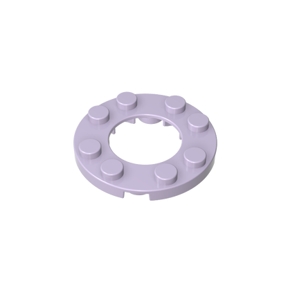 GDS-842 - Plate Round 4 x 4 with 2 x 2 Hole