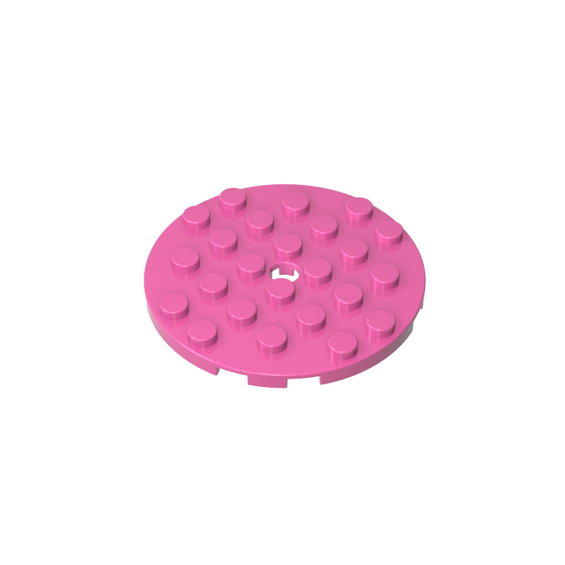GDS-843 - Plate Round 6 x 6 with Hole