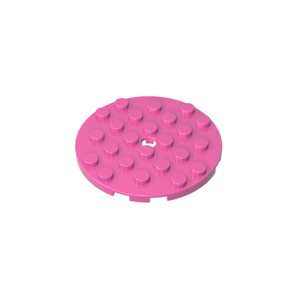 GDS-843 - Plate Round 6 x 6 with Hole