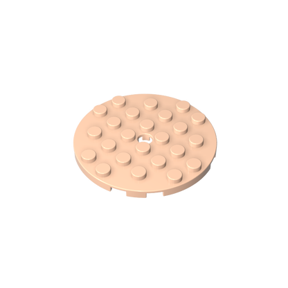 GDS-843 - Plate Round 6 x 6 with Hole