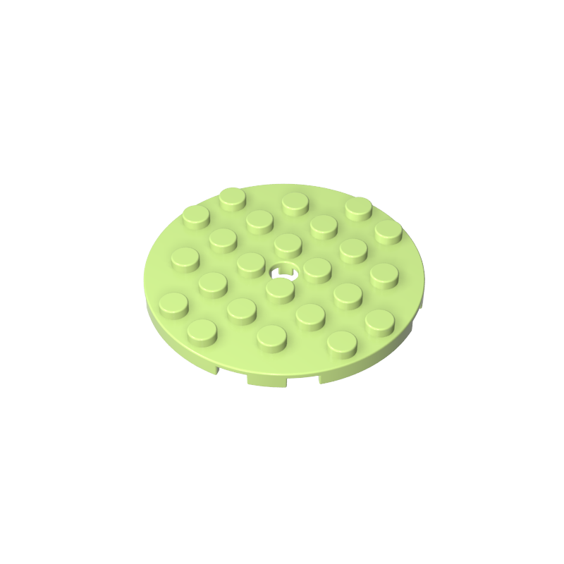 GDS-843 - Plate Round 6 x 6 with Hole
