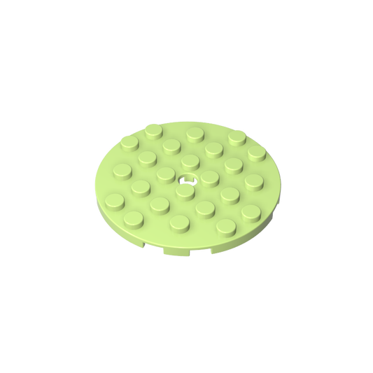 GDS-843 - Plate Round 6 x 6 with Hole