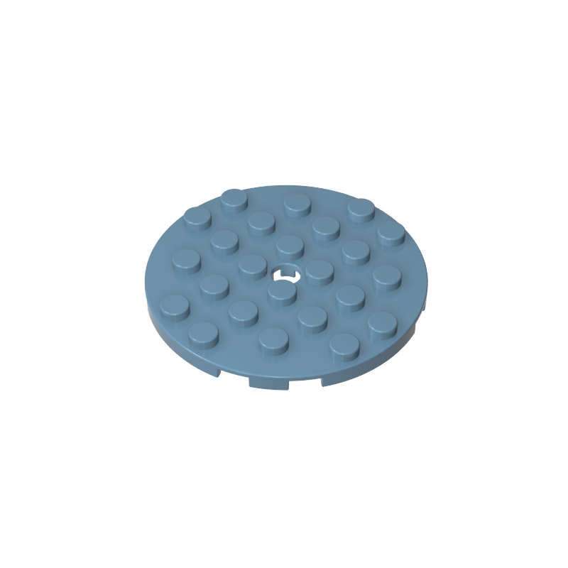 GDS-843 - Plate Round 6 x 6 with Hole
