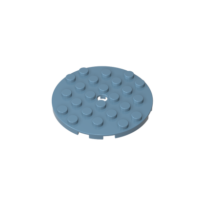 GDS-843 - Plate Round 6 x 6 with Hole