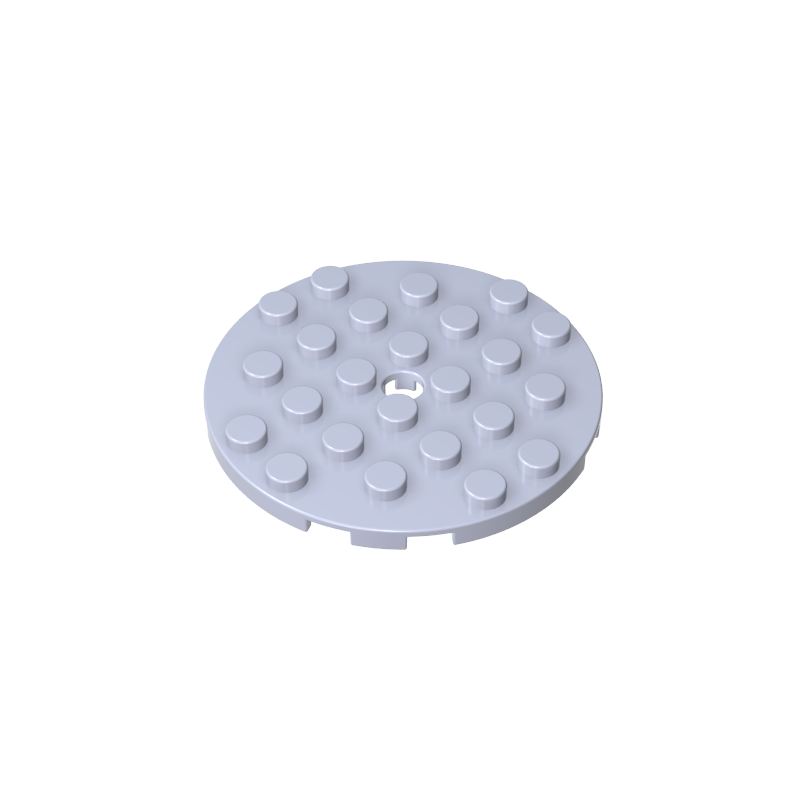 GDS-843 - Plate Round 6 x 6 with Hole